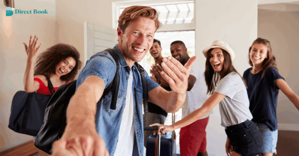 Vacation rental guest by traveler type – illustration of couples, families, and digital nomads choosing their ideal rental stay